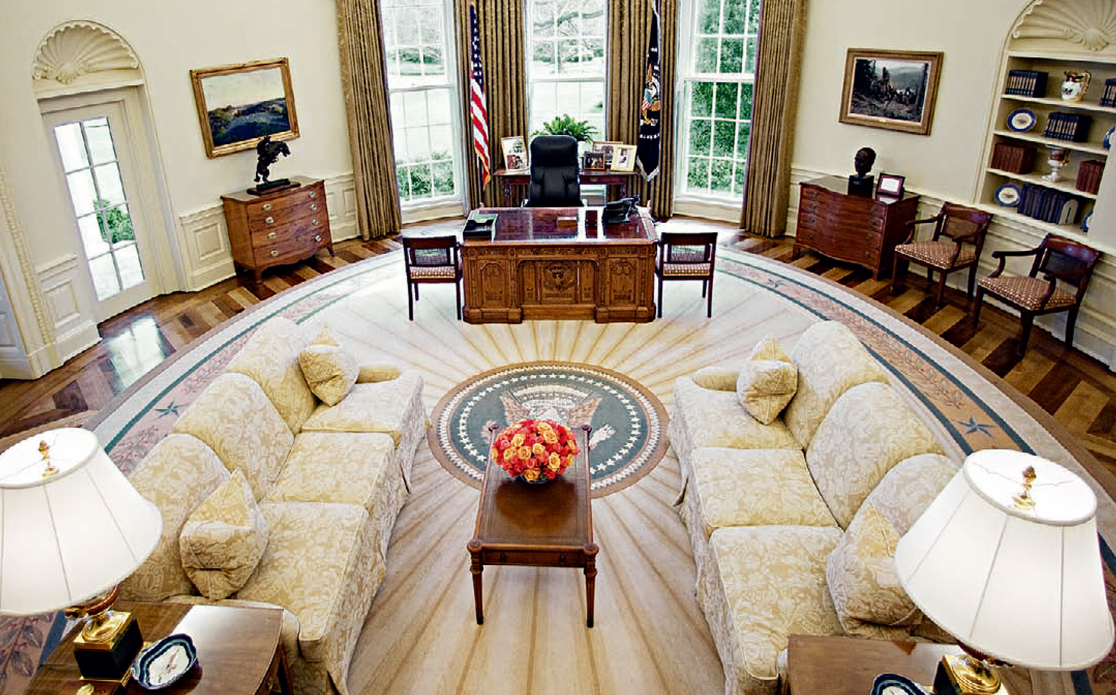 美国白宫背景墙图片